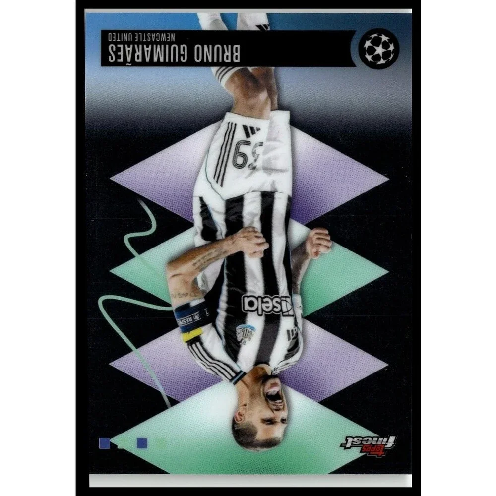 2026 Topps Finest Bruno Guimarães #578 Newcastle United Rare